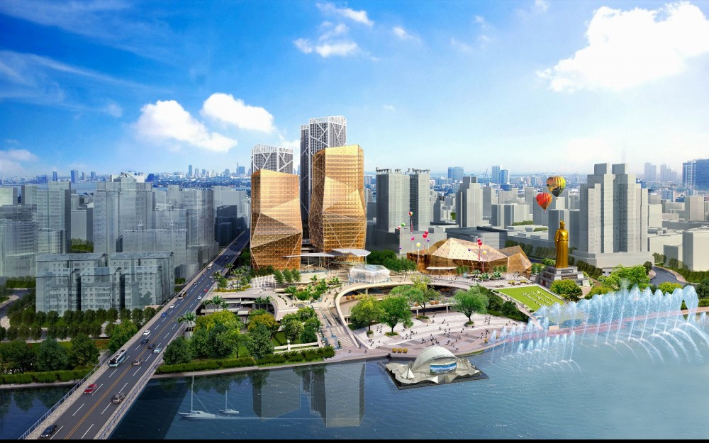 柳州风情港地表水水源热泵集中能源站